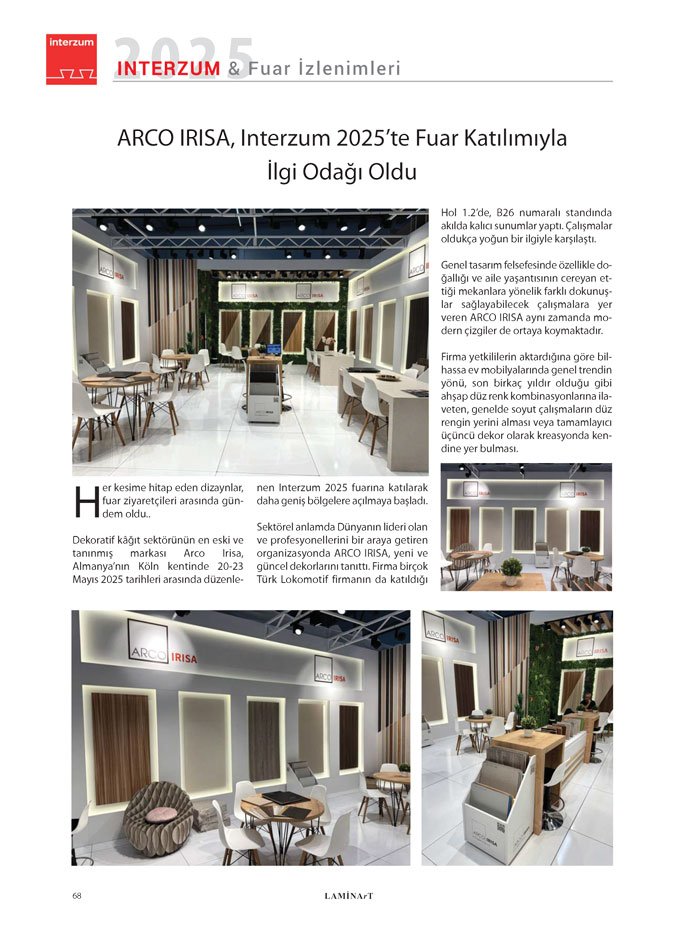 Laminart Dergisi Dosya: İnterzum Fuarı 2025 değerlendirmeleri