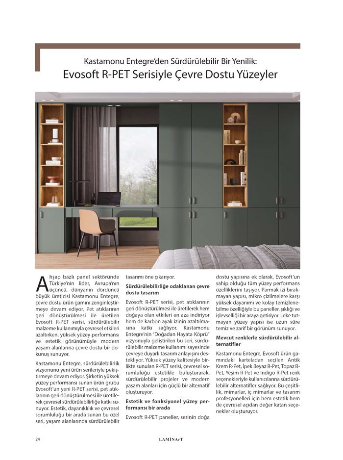 Laminart dergisi Firma Haber Kastamonu Entegre
