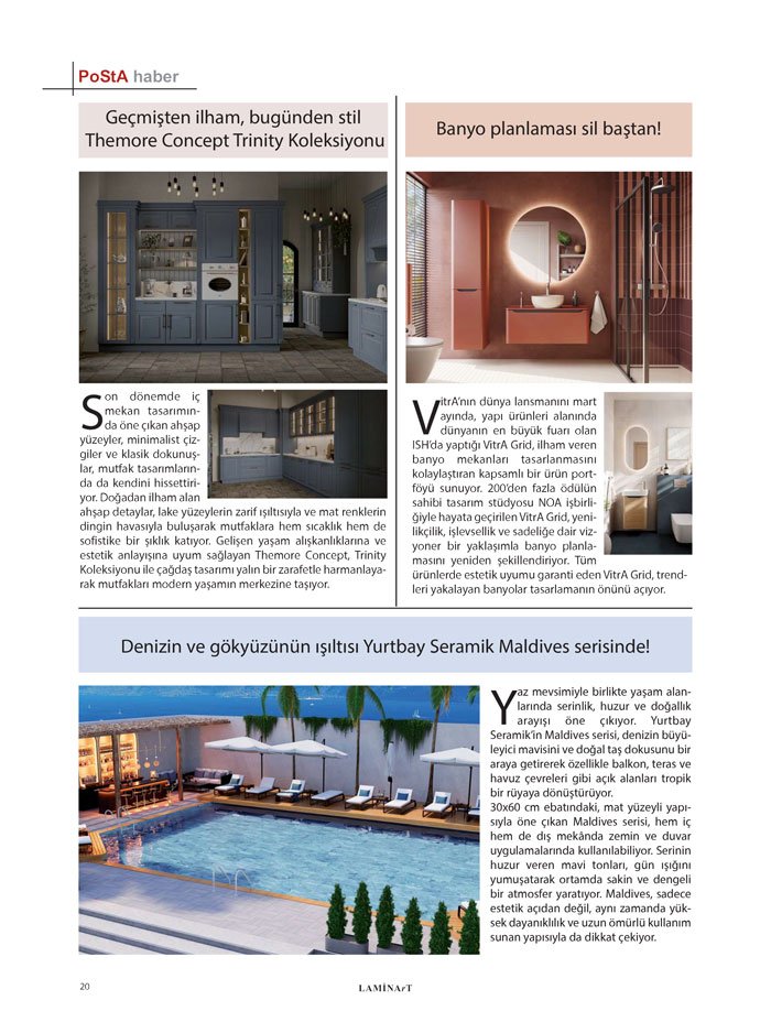 Laminart Dergisi Posta Haberler