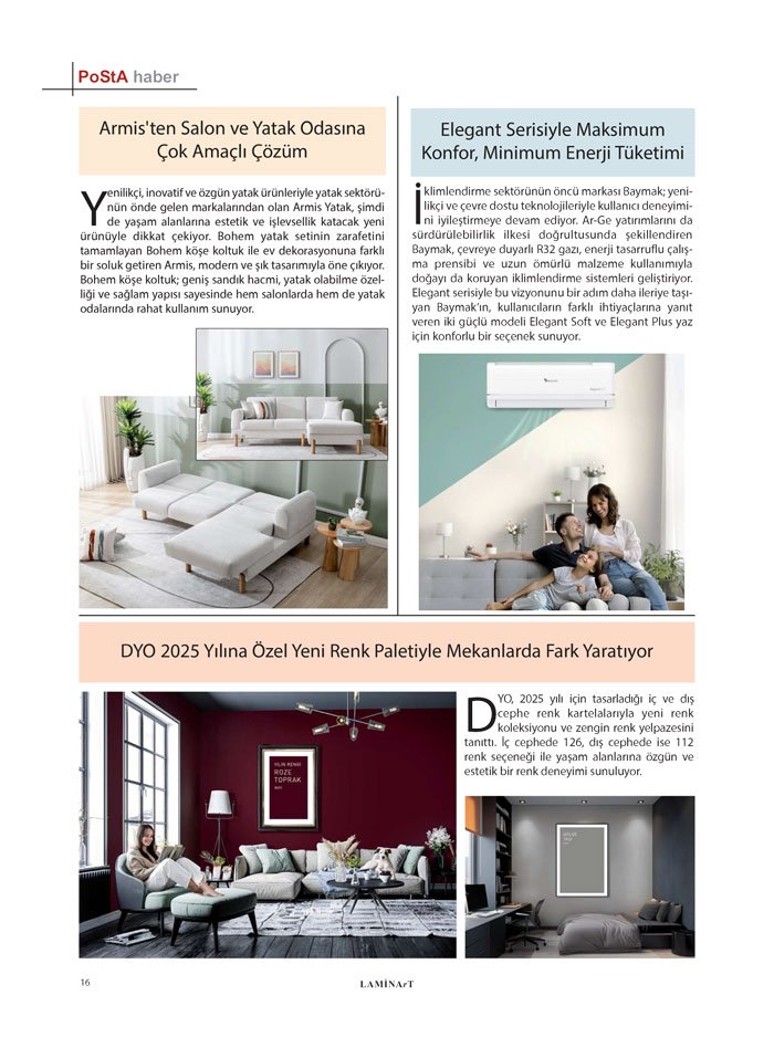 Laminart Dergisi Posta Haberler
